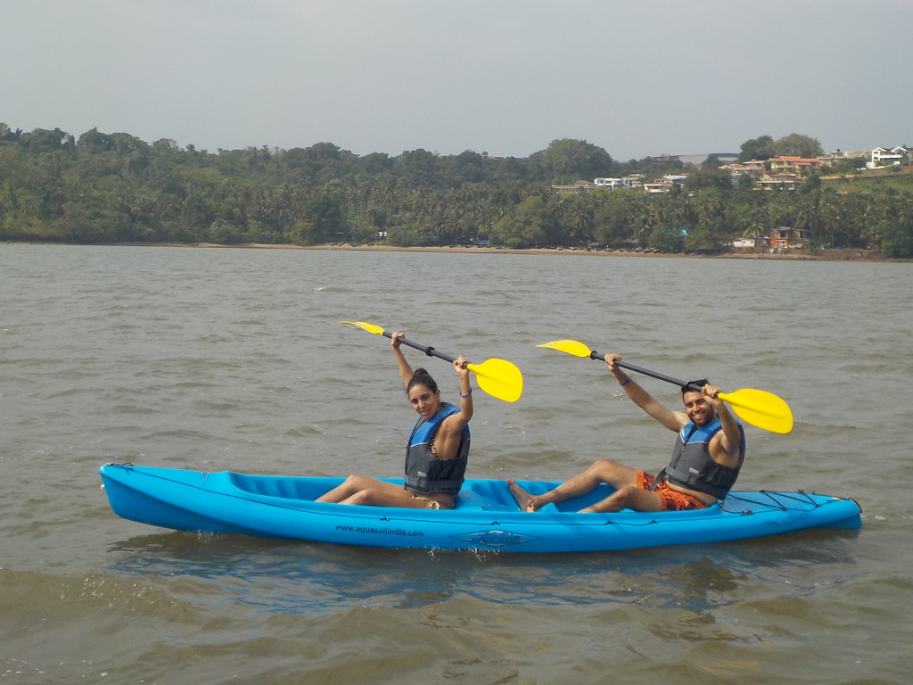 kayaking in goa